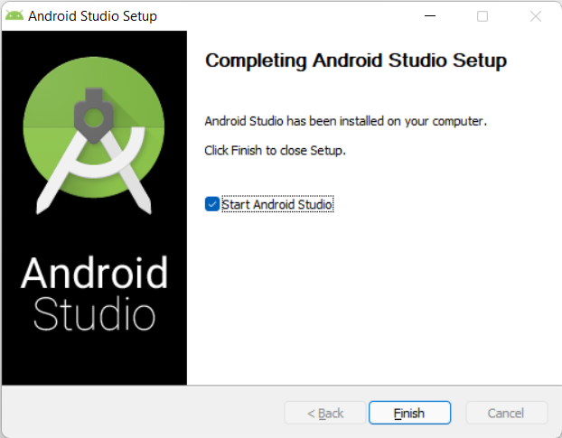 Installer Dialog Finish