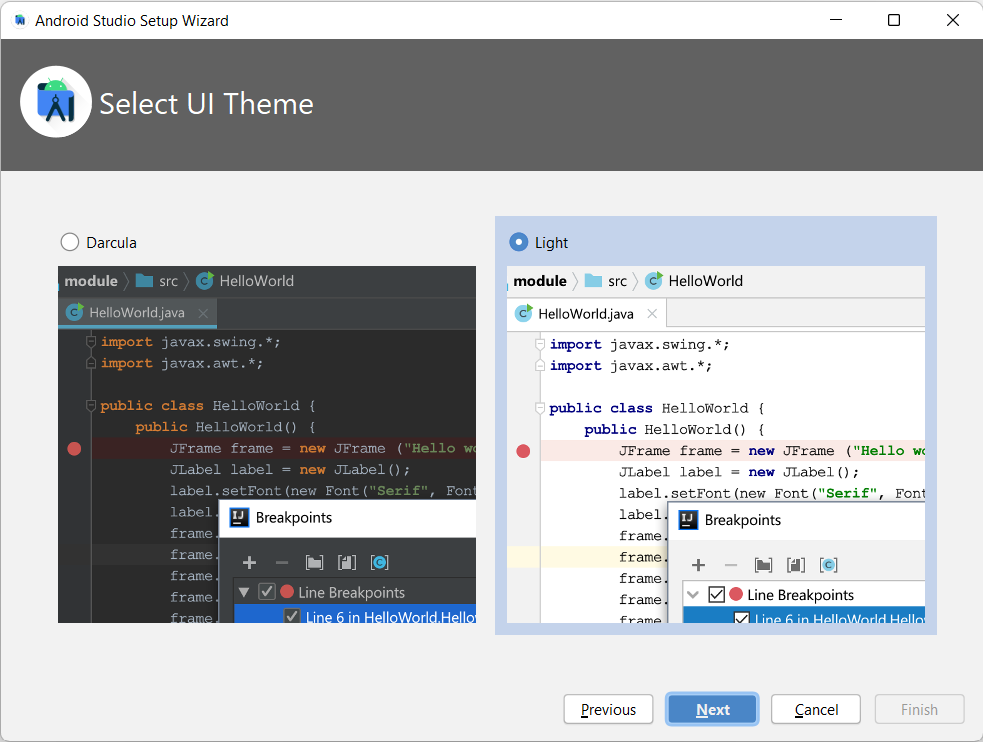 Select Theme